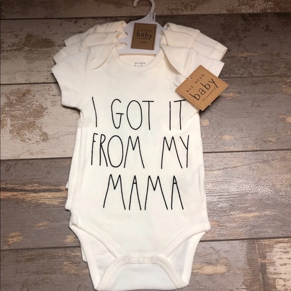 rae dunn baby onesie